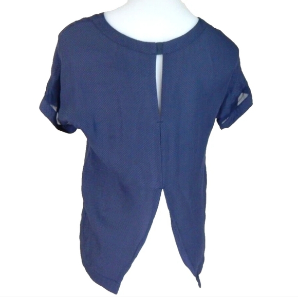 Brochu Walker Split Back Silk Top - Picture 3 of 3